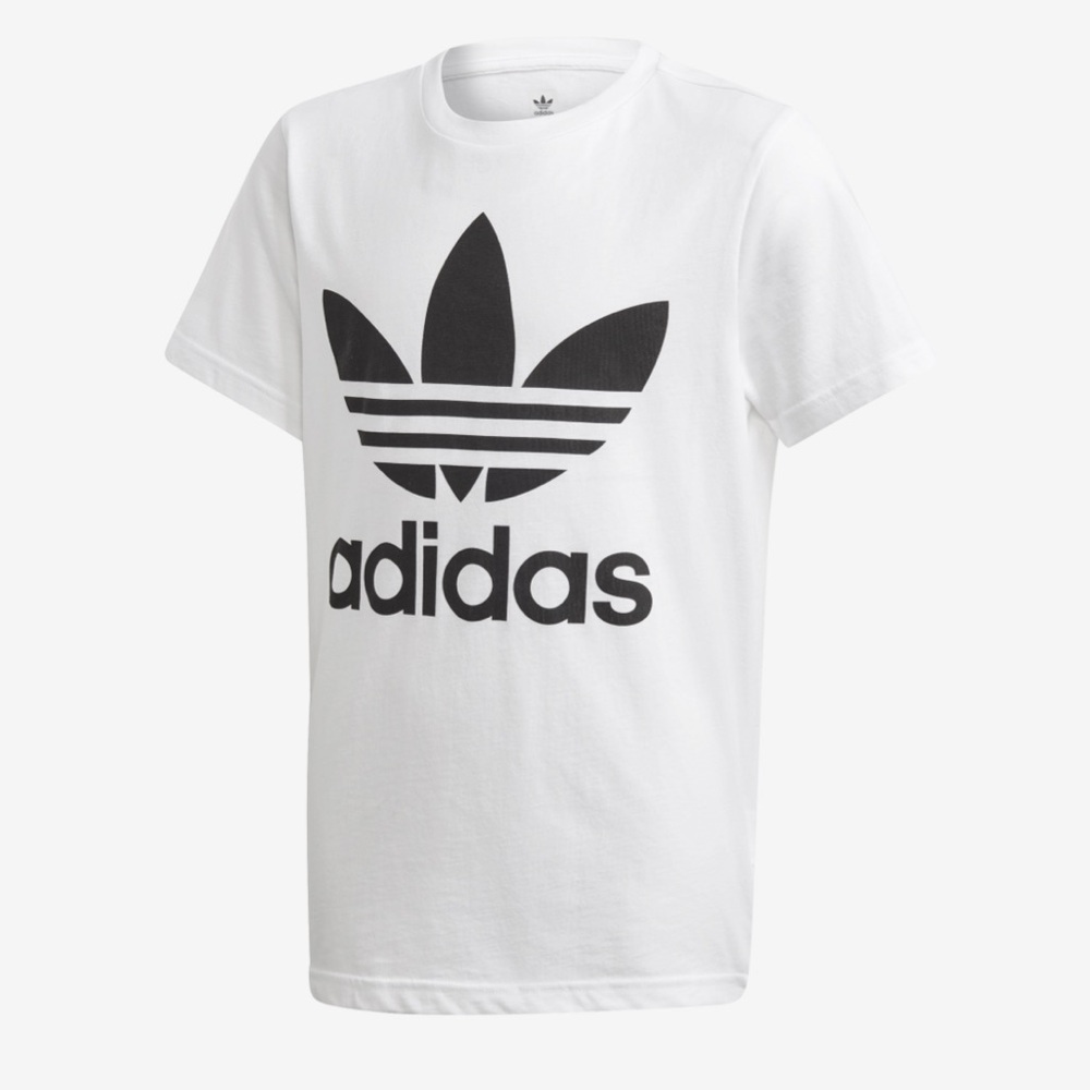 Boys Adidas Originals Adicolor Trefoil T-shirt - Picture 1 of 7